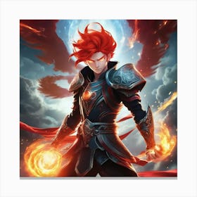 Hero Of Legends Canvas Print