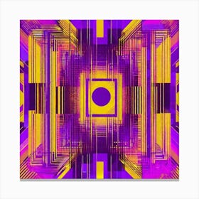 Inside the go purple flow Canvas Print