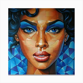 Geometric Woman 1 Canvas Print