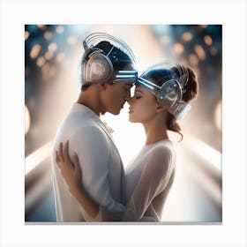 Futuristic Love 5 Canvas Print