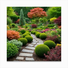 Garden Path Canvas Print