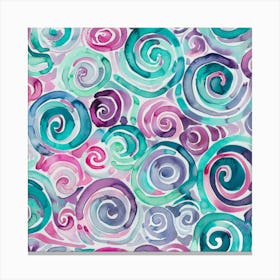 Swirls Canvas Print