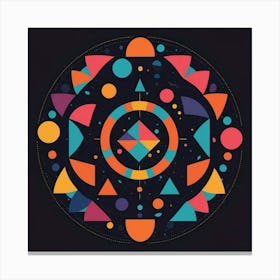 Geometric Mandala Canvas Print