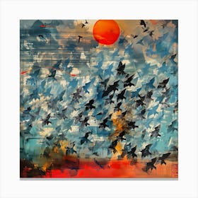 Migration, Eclipsed (I) Canvas Print