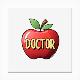 Doctor Apple Canvas Print