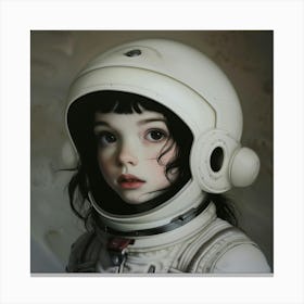 'Space Girl' Canvas Print