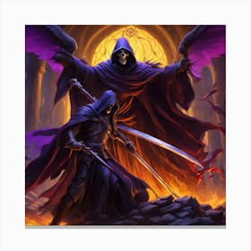 Dark Angels Canvas Print