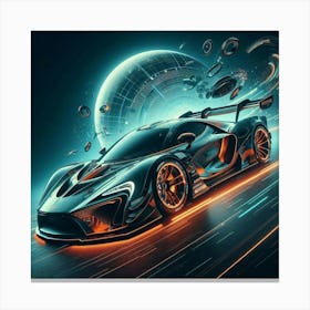 Futuristic Racing Car 49 Leinwandbild