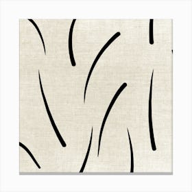 Abstract Brushstrokes Canvas Print