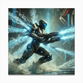 Cascade Guardian Riptide Assault Scifi Canvas Print