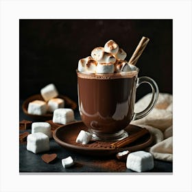 Leonardo Kino Xl Hot Chocolate With Marshmallow 0 Stampe su tela