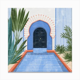 Moroccan Doorway Canvas Print
