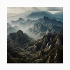 Chinese Mountains Canvas Print