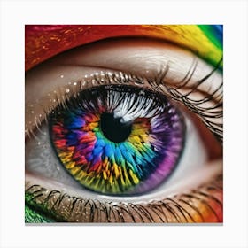 Rainbow Eye 3 Canvas Print