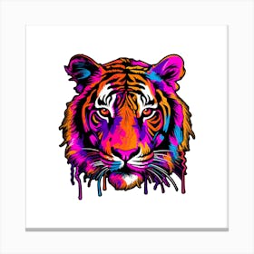 Colorful Tiger Canvas Print