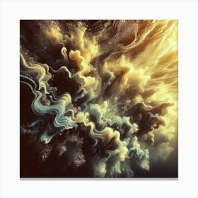 Abstract Painting Canvas Print