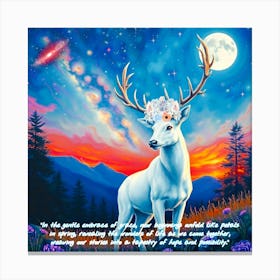 In the gentle embrace of grace Canvas Print