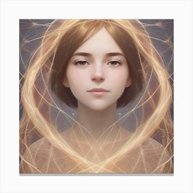 Ethereal Girl Canvas Print