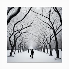 Walk In The Park 1 Canvas Print