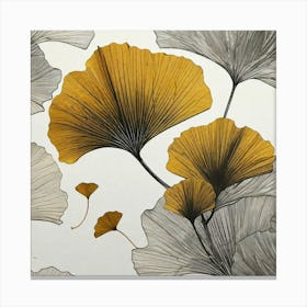 Ginkgo Leaves 22 Canvas Print