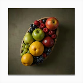 Fruit Bowl Canvas Print