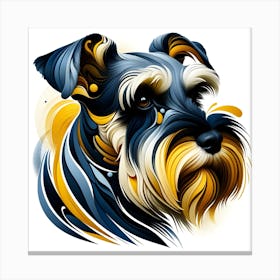 Miniature Schnauzer 04 Canvas Print