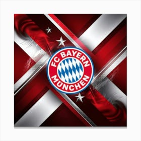 FC Bayern München Logo Wall Art 12 Canvas Print