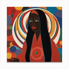 'A Woman Of Color' Canvas Print