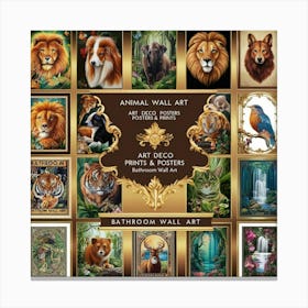 Animal Wall Art Canvas Print