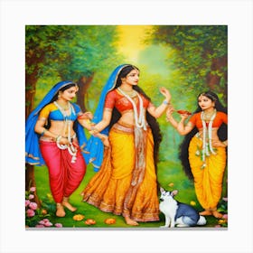 Lord Krishna Canvas Print