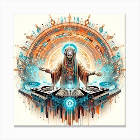 Dj Dj 11 Canvas Print