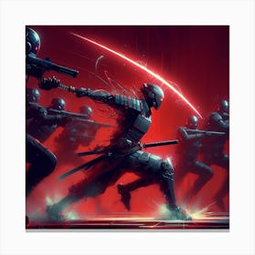 Star Wars Samurai Canvas Print