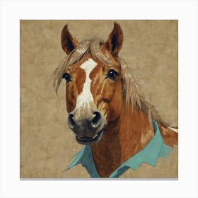 Horse Portrait 10 Canvas Print