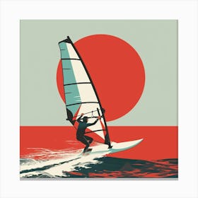 Windsurfing 1 Canvas Print