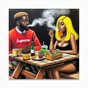 Supreme Couple 21 Canvas Print