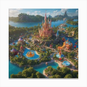 Disney'S Magic Kingdom Canvas Print