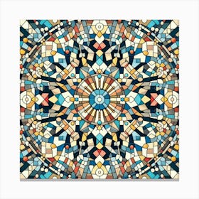 Abstract Mosaic Pattern Canvas Print