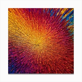 Rainbow Burst Canvas Print