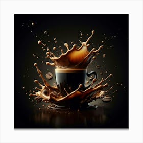 Cappuccino, Latte, and Americano, Oh My! A Journey Through the World of Coffee, from Bean to Cup Canvas Print