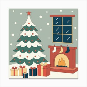 Christmas Card Canvas Print