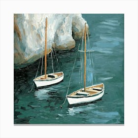 Sailboats On The Water Canvas Print Art Canvas Print