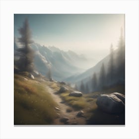 Mountain Path 5 Canvas Print