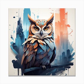 Owl City Canvas Print