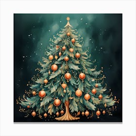 Fir Flare in Vintage Vibes Canvas Print