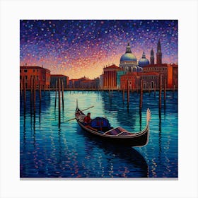 Gondola In Venice 3 Canvas Print