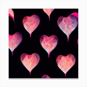 Heart Pattern Canvas Print