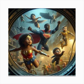 Justice League 1 Canvas Print