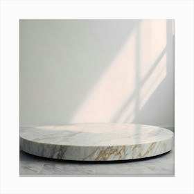 Marble Coffee Table 3 Canvas Print