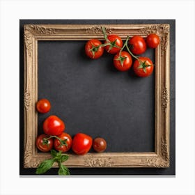 Frame With Tomatoes 2 Canvas Print