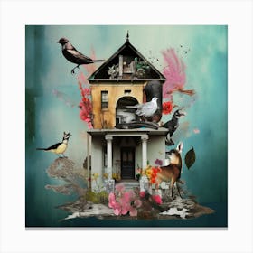 House Of Birds Canvas Print